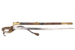 A British Royal Navy 1827 pattern sword.