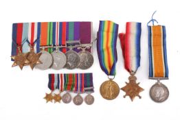 A collection of 20th century military medals. Awarded to Sgt A Wilson.