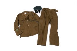 An adult Army Cadet uniform and a cap.