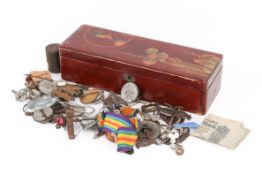A group of military and other collectables.