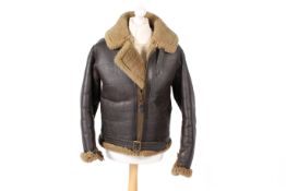 A WWII style Irvin flying jacket.