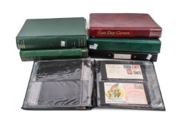 A collection of assorted world stamps.