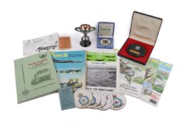 An assortment of 20th century militaria.
