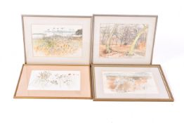 Tessa Cole (20th century) - a group of four assorted circa 1980s watercolours.