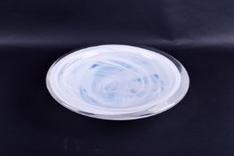 Kosta Boda Atoll Bowl studio art glass circular dish.