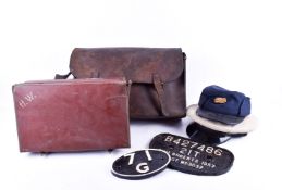 A collection of assorted British Railway items.