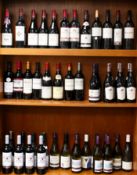 45 bottles of assorted wine, mostly French.