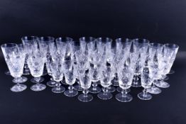 Seven boxes of assorted vintage Polish made drinking glasses.