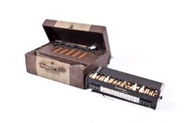 A vintage Selmer Clavioline Type C monophonic, vacuum-tube synthesizer, cased. S/n C/9908.