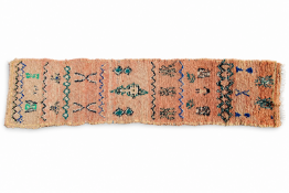 A 20th century Moroccan, berber long weave runner rug.
