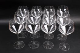 A set of twelve Riedel 'Shiraz' crystal wine glasses, in original box.