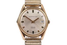 A gentleman's Everite King 9ct gold cased wristwatch.