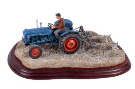 Border Fine Arts - Tractor - Ridging Up A2141, boxed.
