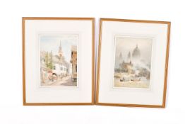 Two Hubert James Medleycott (1841-1920), watercolour pictures.