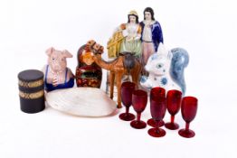 A miscellaneous collection of items.