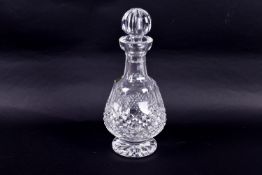 A Waterford crystal glass Colleen decanter and stopper. In a Mappin & Webb box.