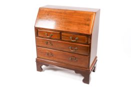 Early 20th century mahogany Georgian style bureau.