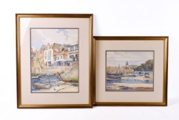 Gladys Lines (1894-1955) - St. Ives, watercolour. Unsigned, 27cm x 36cm. Framed and glazed.
