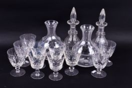 A collection of assorted glassware.