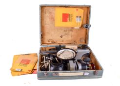 A vintage Russian portable Auto-Focus Type Photographic Enlarger, cased.