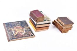A collection of assorted books.