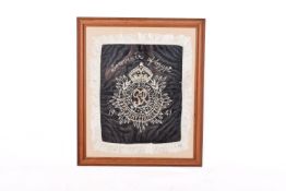 Military interest - 1941 'Souvenir of Egypt' GRVI Royal army service corps needle work.
