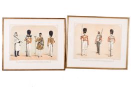 Two 19th century military prints. 'First or Grenadier Regiment of Guards (1815 and 1853).