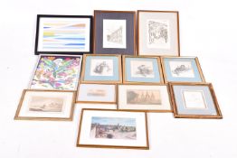 A collection of assorted framed and glazed pictures, mostly prints. By various artists.