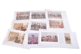 Ten double page Vanity Fair prints.
