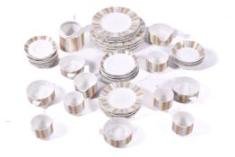 Quantity of circa 1962 Midwinter Sienna tableware, designed by Jessie Tait.