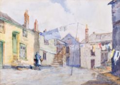 Gladys Lines (1894-1955) - St. Ives, watercolour.