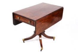 A George III mahogany Pembroke table.