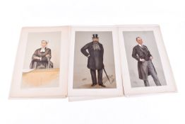A collection of 40 assorted Vanity Fair prints, circa 1869-1914.