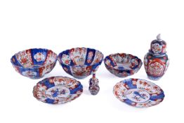A collection of late 19th century Imari ceramics.