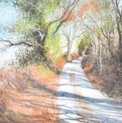 Richard Thorn (1952) - oil on board, 'Marchlight'.