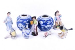 A group of assorted ceramics.