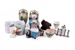 A Royal Doulton Nanny HN 2221 porcelain figure, etc.