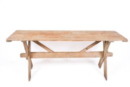 A pine tavern table.