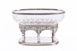 A 19th century silverplated centrepiece.