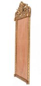 A reproduction wall mirror frame.