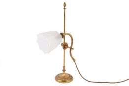 L'Univers, Paris, brass table lamp.