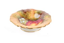 Ernest Townsend for Royal Worcester, bonbon dish, circa 1930.