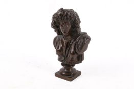 A patinated bronze bust of 'Dionysus'.