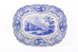 A large 19th century meat platter.