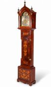 A 19th century mahogany eight-day longcase clock.