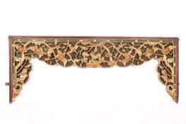 A Chinese furniture decorative panel.