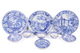 A collection of 19th century pearlware.