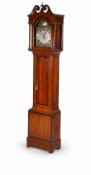 A 19th century mahogany eight-day longcase clock.
