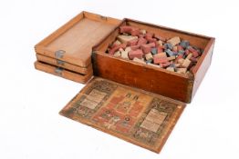 A 19th century German Richter's Anchor Blocks construction set. No.