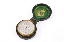 A 19th century Callaghan of London pocket barometer.